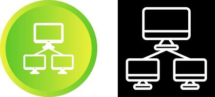 Network Monitoring Vector Icon