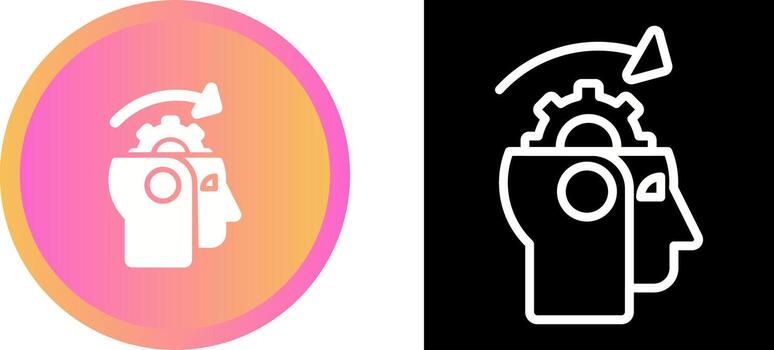 Machine Learning Vector Icon