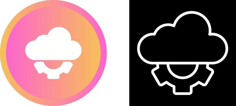 Cloud API Vector Icon
