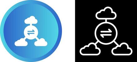 Multi-Cloud Vector Icon