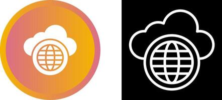 Cloud Network Vector Icon