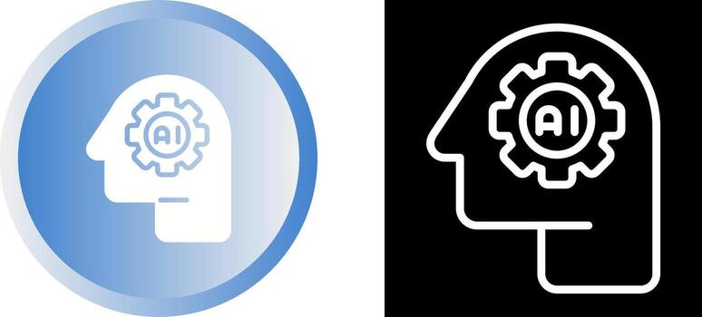 Artificial Intelligence Vector Icon