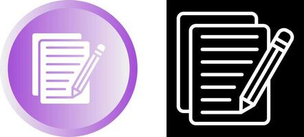 Document Edit Vector Icon