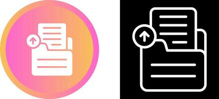 Document Upload Vector Icon