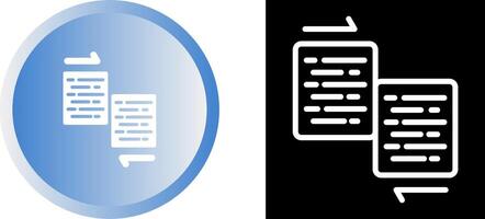 Document Merge Vector Icon