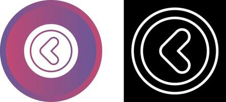 Angle Left Vector Icon