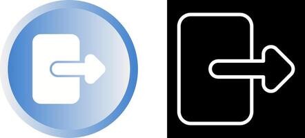 Exit Vector Icon