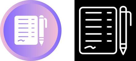 Document Signed Vector Icon