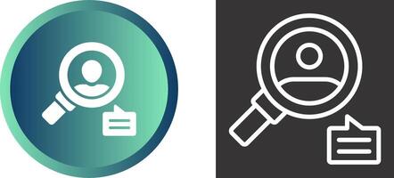 Talent Search Vector Icon