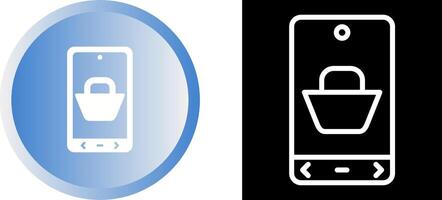 icono de vector de compras