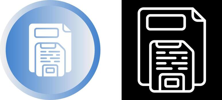 Save Button Vector Icon