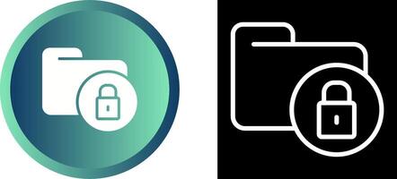 Secure Folder Vector Icon