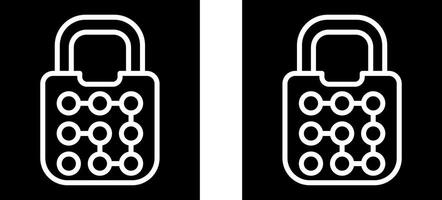 Pattern Lock Vector Icon