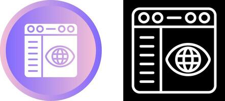 Browser Settings Vector Icon