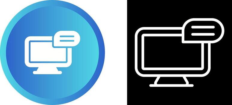 Computer Vector Icon