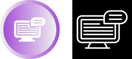 Computer Vector Icon