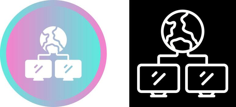 icono de vector de red