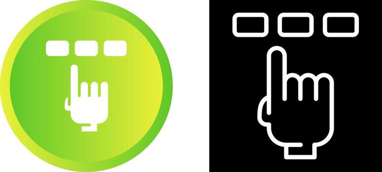 Seleccione vector icono