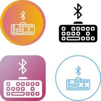 Bluetooth Keyboard Vector Icon