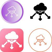 Network Load Balancing Vector Icon