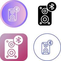 Portable Bluetooth Speaker Vector Icon