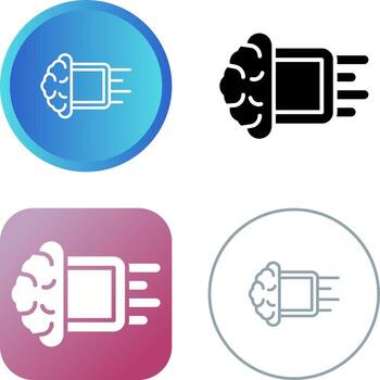 Machine Learning Vector Icon