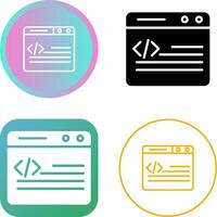 Web Development Vector Icon