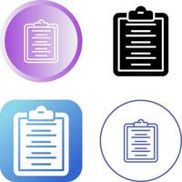 Writing Pad Vector Icon