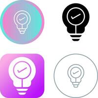 Lightbulb Vector Icon