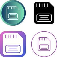 Memory Card Vector Icon