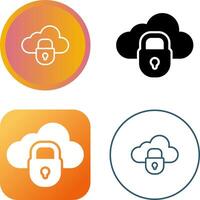 Private Cloud Vector Icon