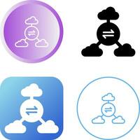 Multi-Cloud Vector Icon