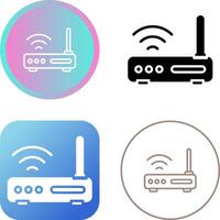 Wi-Fi Router Vector Icon