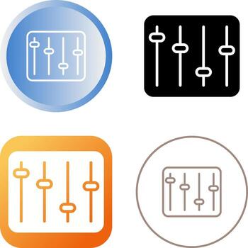 Equalizer Vector Icon