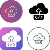 Cloud Deployment Vector Icon