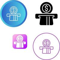 Automated Teller Machine Vector Icon