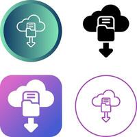 Cloud Security Auditing Vector Icon