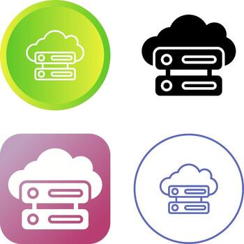 Cloud Computing Vector Icon