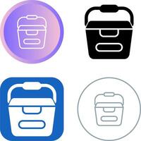 Portable water container Vector Icon