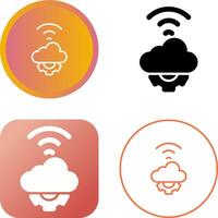 Cloud Automation Vector Icon