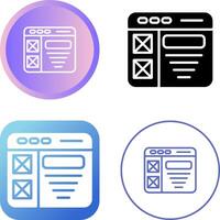 Wireframe Vector Icon