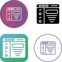 Design Brief Vector Icon