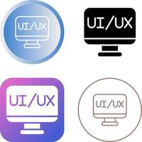 ux ui vector icono