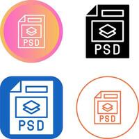 psd archivo vector icono