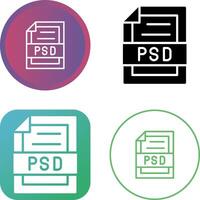 psd archivo vector icono