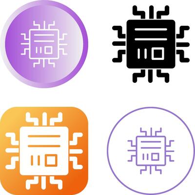 Microchip Vector Icon