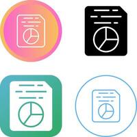 Document Insert Diagram Vector Icon