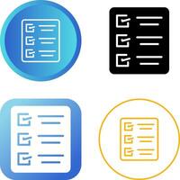 Task list Vector Icon