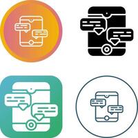 Speech bubble Vector Icon