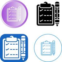 Writing pad Vector Icon